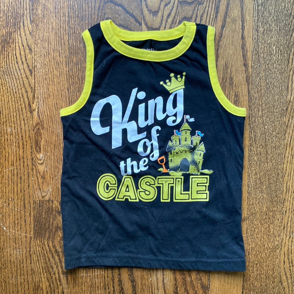 Wonder kids black tank top. 3T